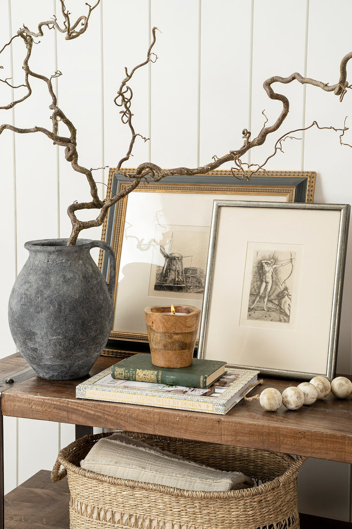 Rhodes Pitcher Vase - Black
