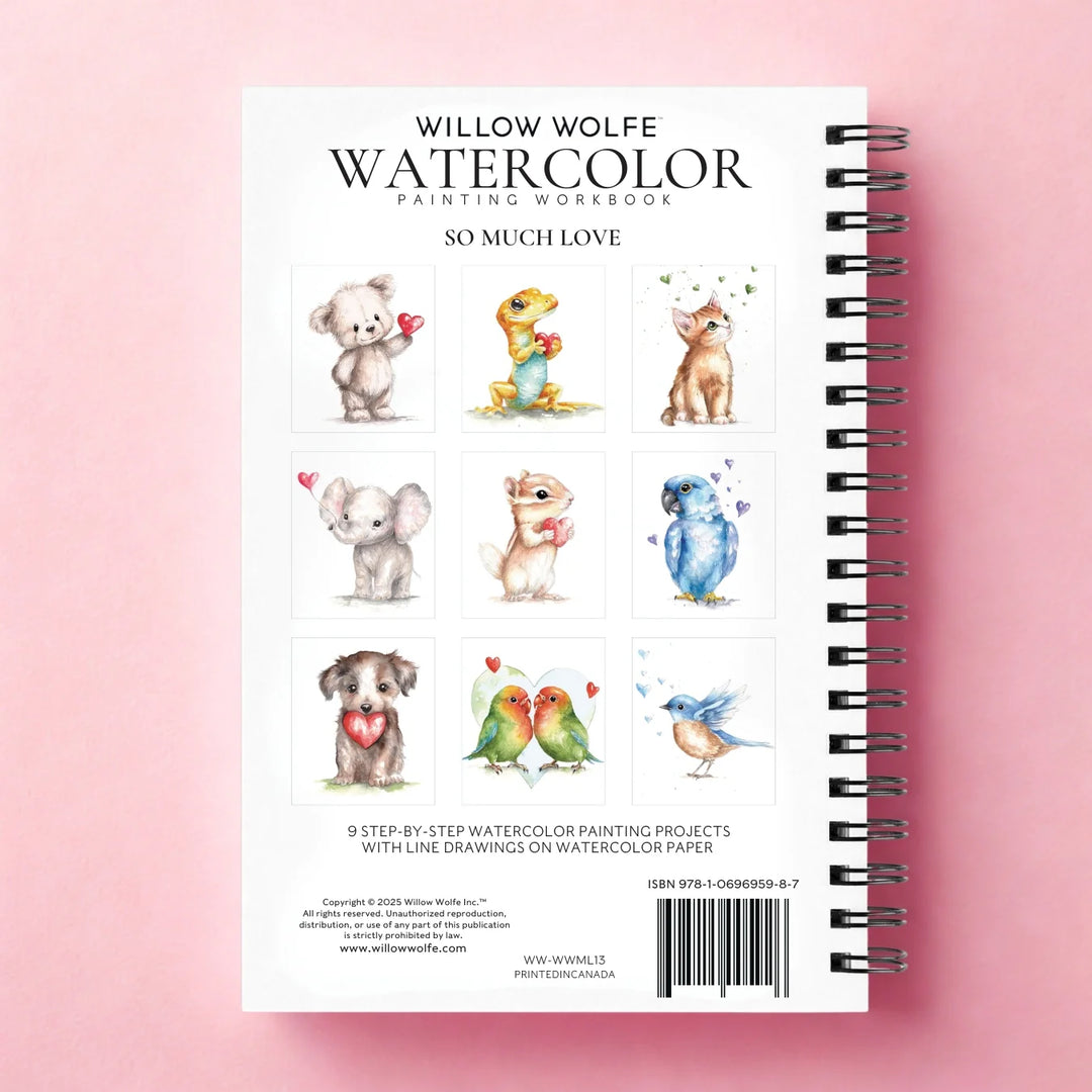 So Much Love Watercolour Workbook