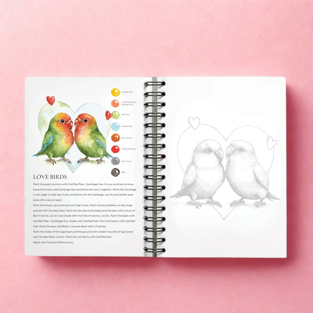 So Much Love Watercolour Workbook