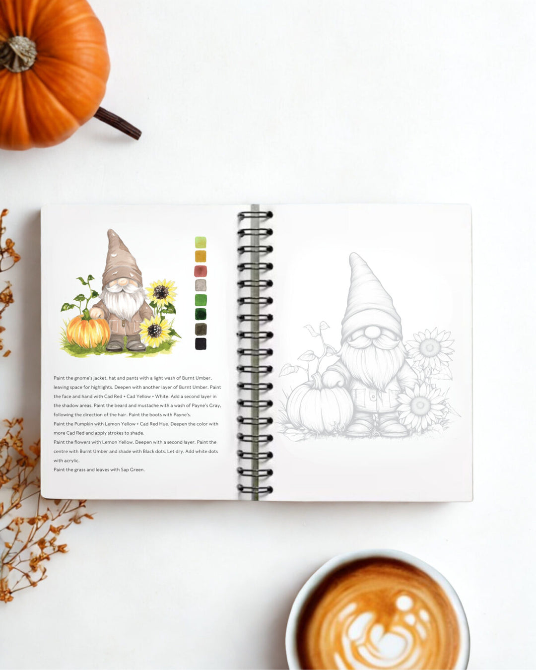 Fall Into Colour Watercolour Workbook
