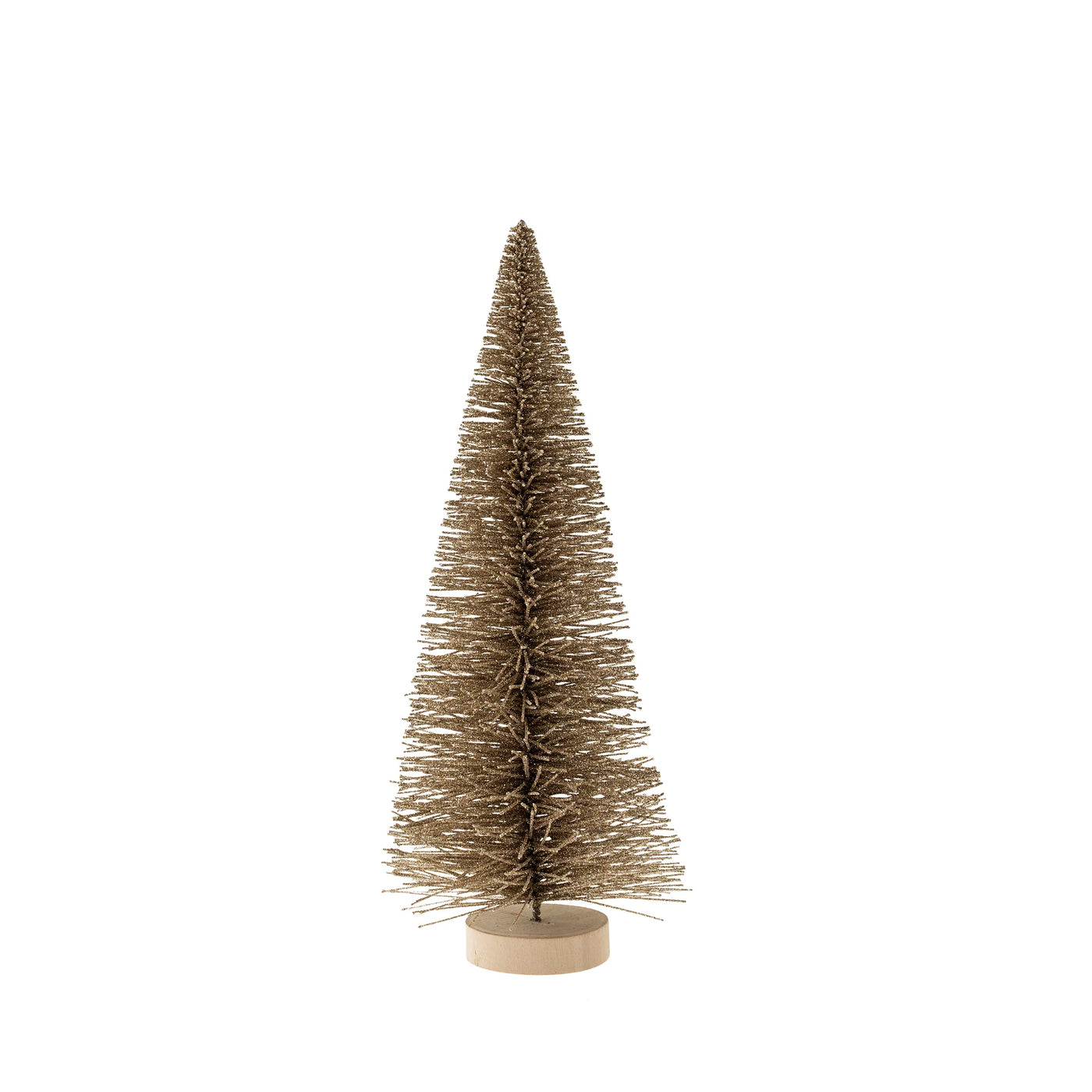 Champagne Sparkle Bottle Brush Tree - S