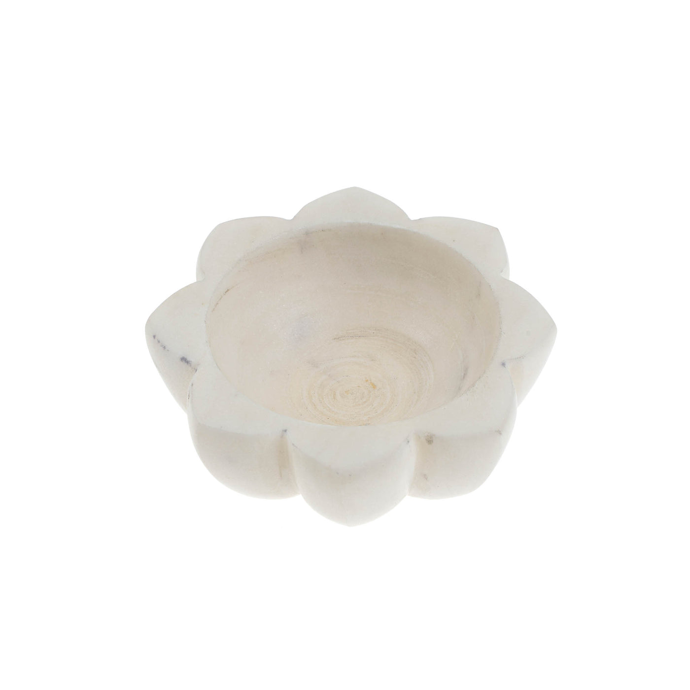 Marble Lotus Salt Bowl