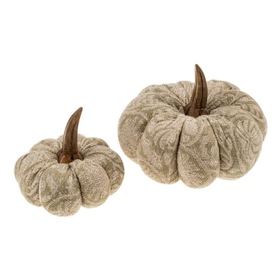 Block Print Pumpkin - Sage