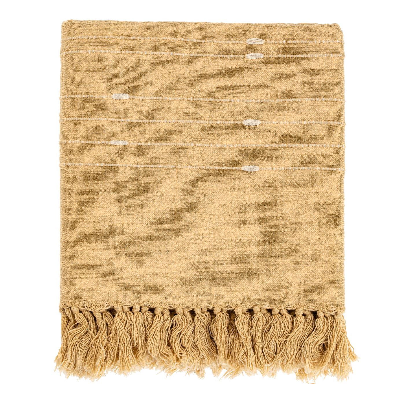 Ochre Woven Throw