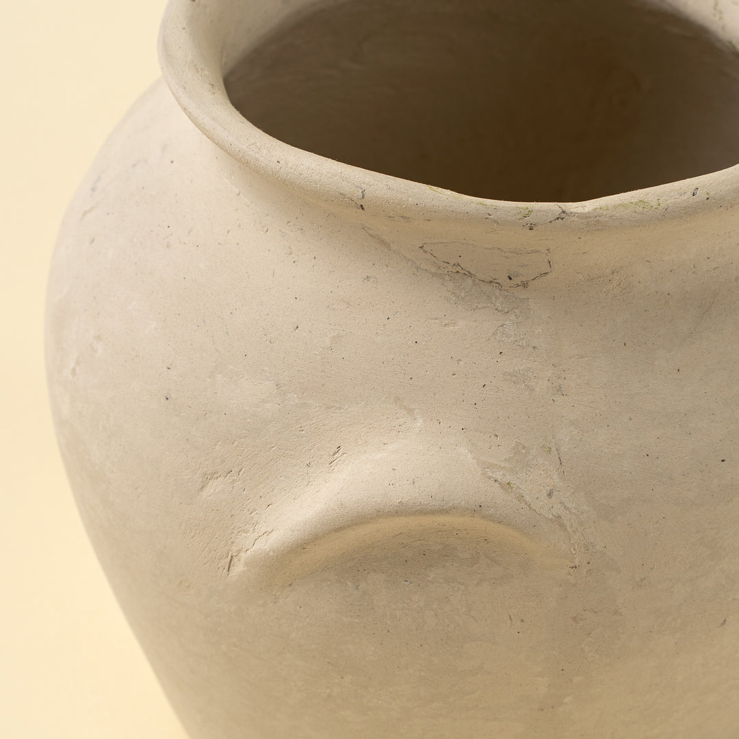 Milos Paper Mache Mini Urn