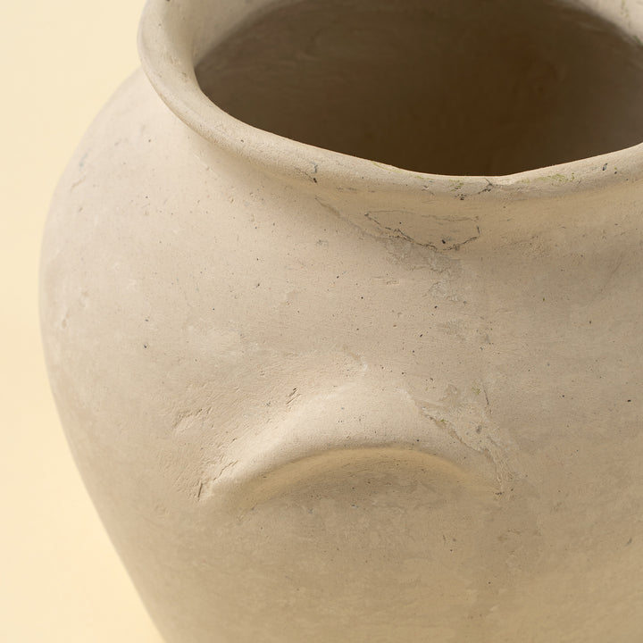 Milos Paper Mache Mini Urn