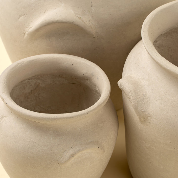 Milos Paper Mache Urn