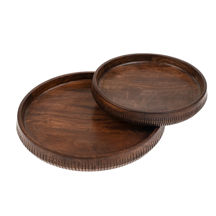 Indore Wooden Tray- Stained
