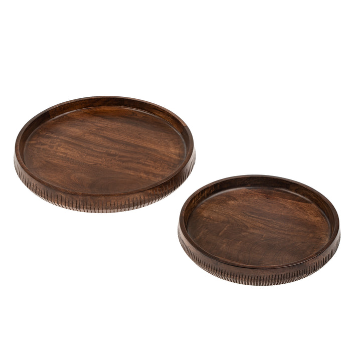 Indore Wooden Tray- Stained