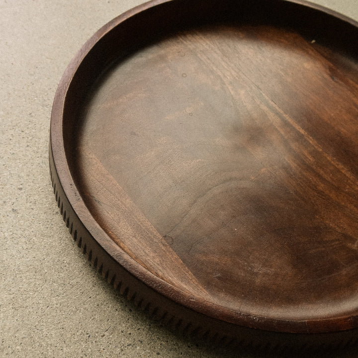 Indore Wooden Tray- Stained