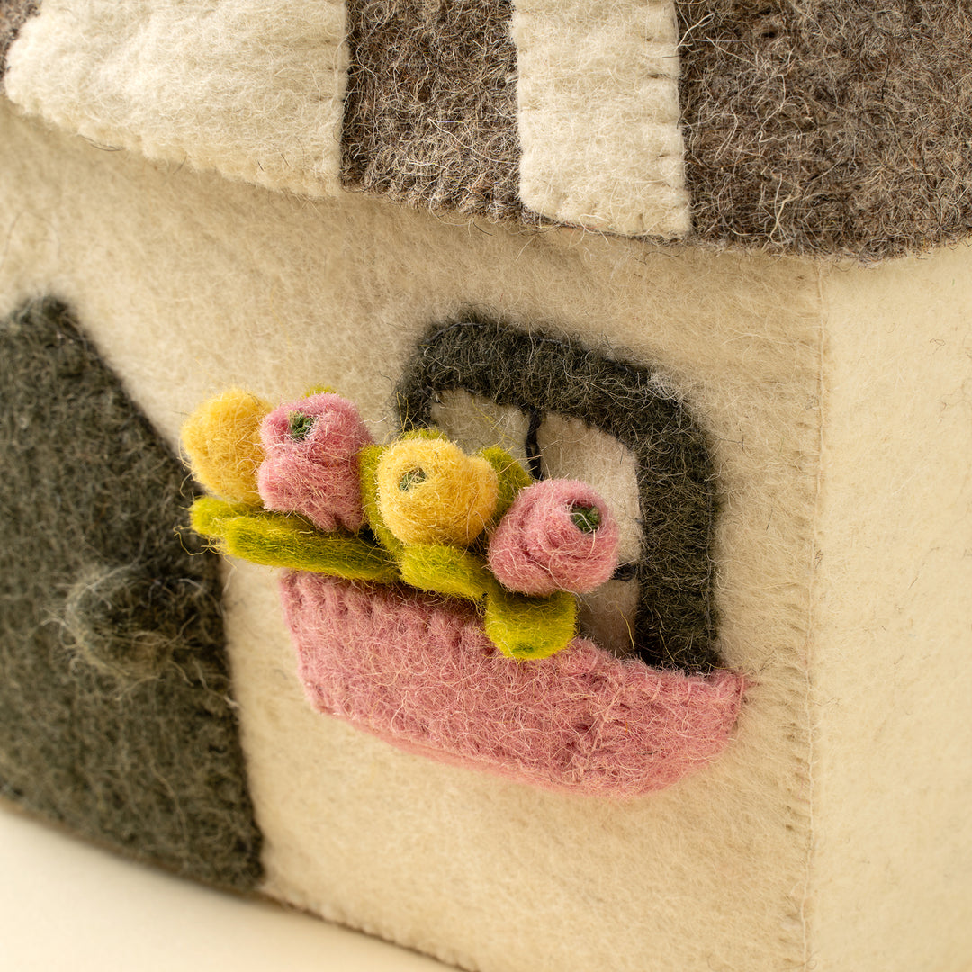 Felt Cottage Doorstop