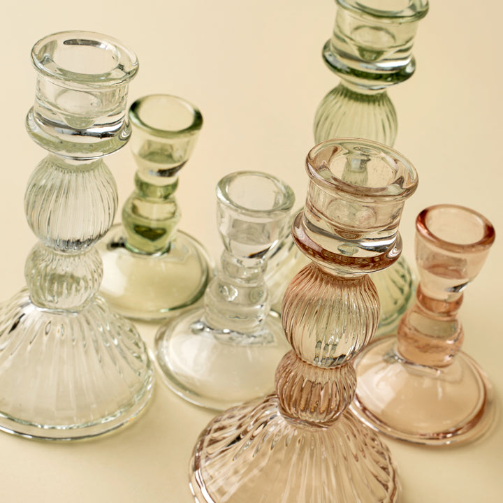 Castilla Taper Holder - Blush