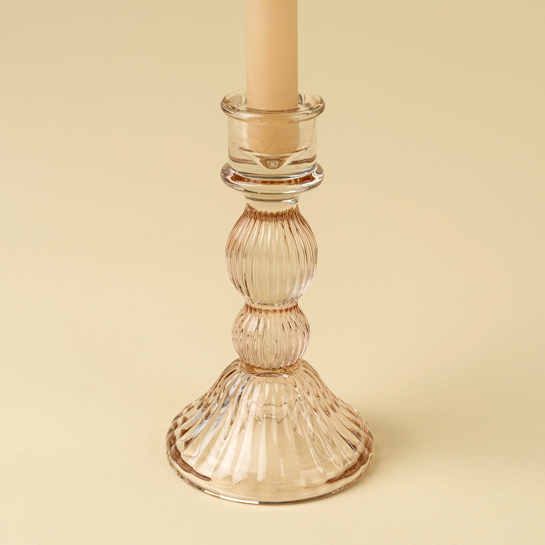 Castilla Taper Holder - Blush