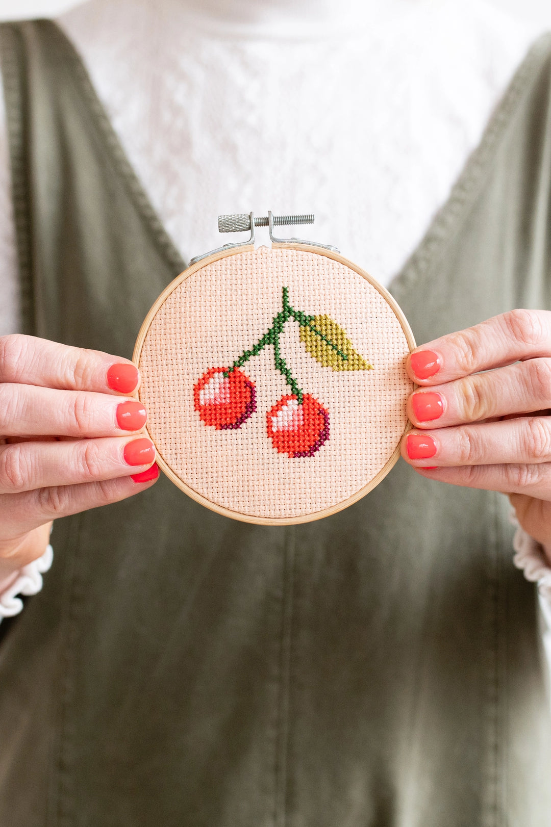 Cherry Cross Stitch Kit