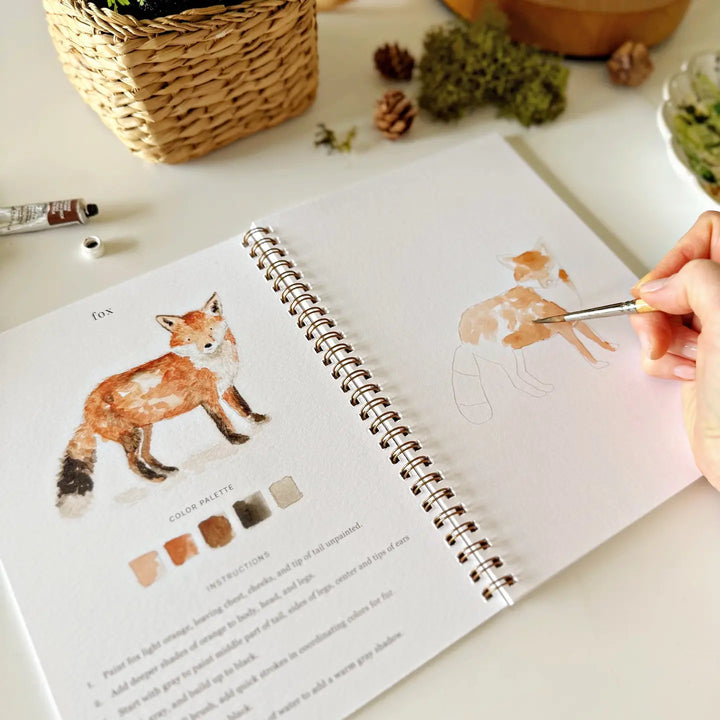 Woodland Watercolour Workbook