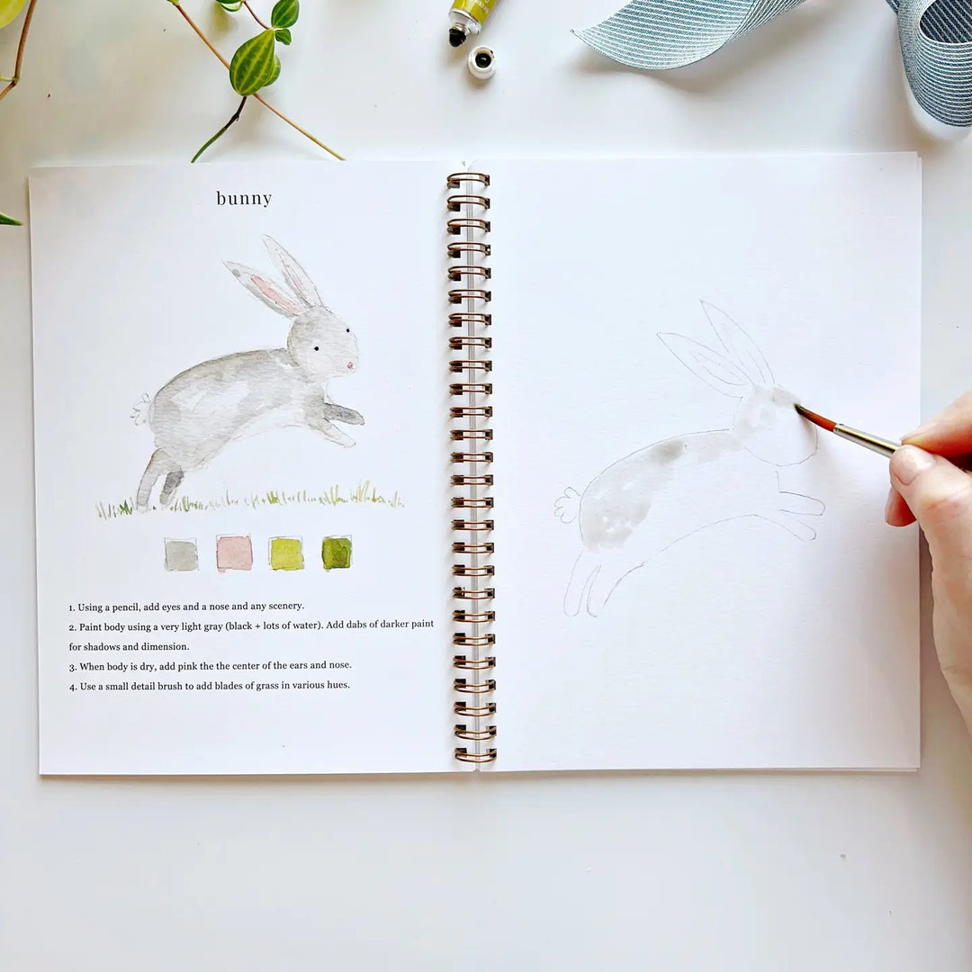 Animals Watercolour Workbook