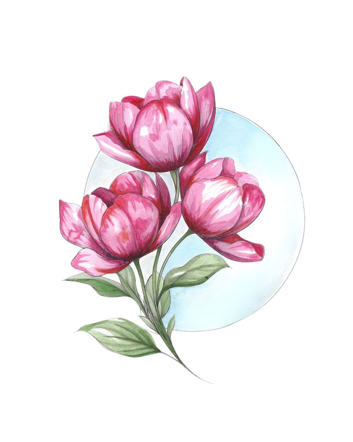Bold Blooms Watercolour Workbook