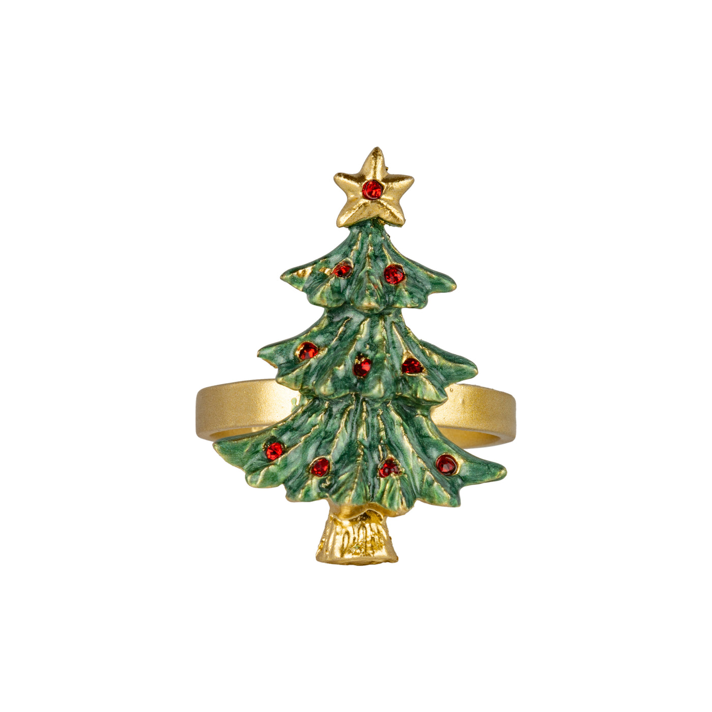 Enamel Tree Napkin Ring