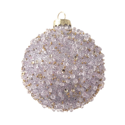 Glass Ball Ornament - Lavender