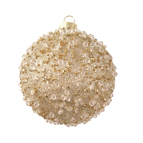 Glass Ball Ornament - Gold