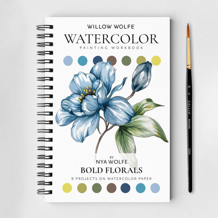 Bold Blooms Watercolour Workbook