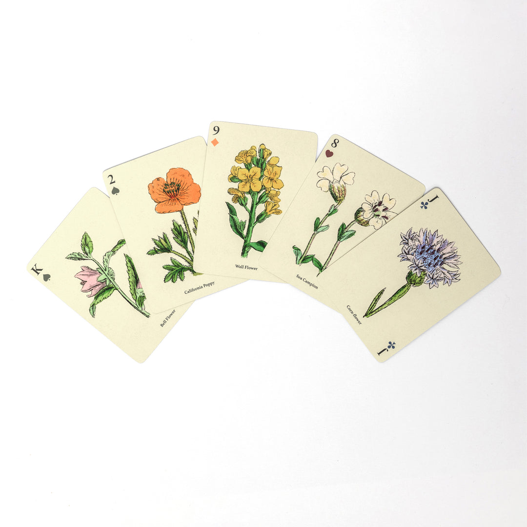 Playing Cards - Wildflowers
