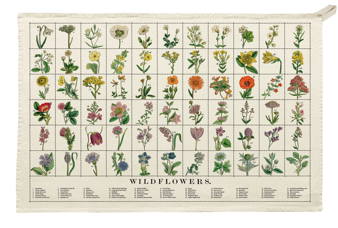 Wildflower Tea Towel