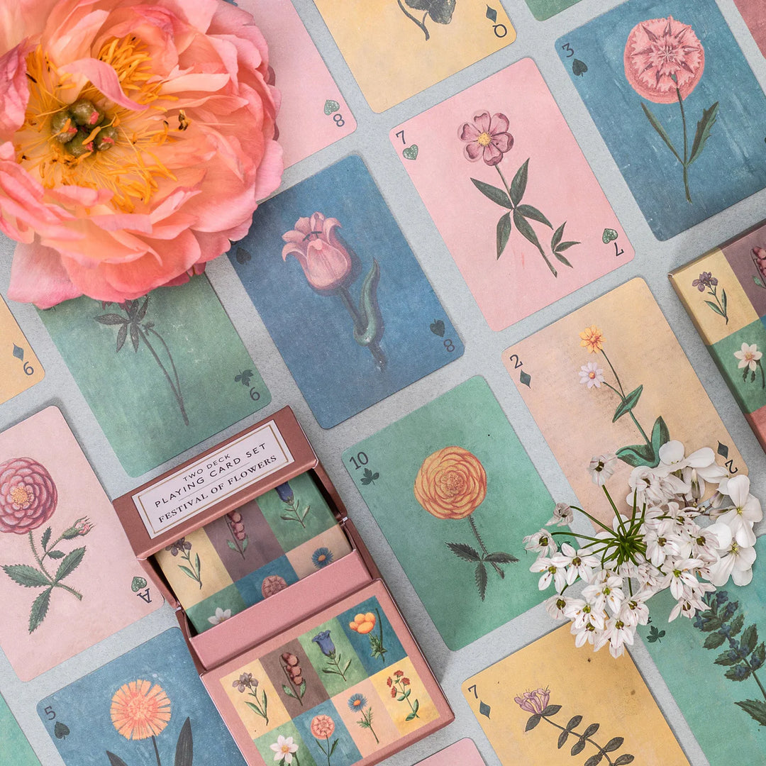 Playing Cards S/2 - Festival of Flowers