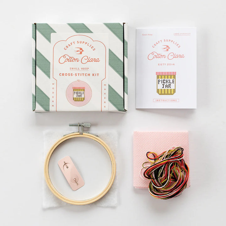 Pickle Jar Cross Sticth Kit