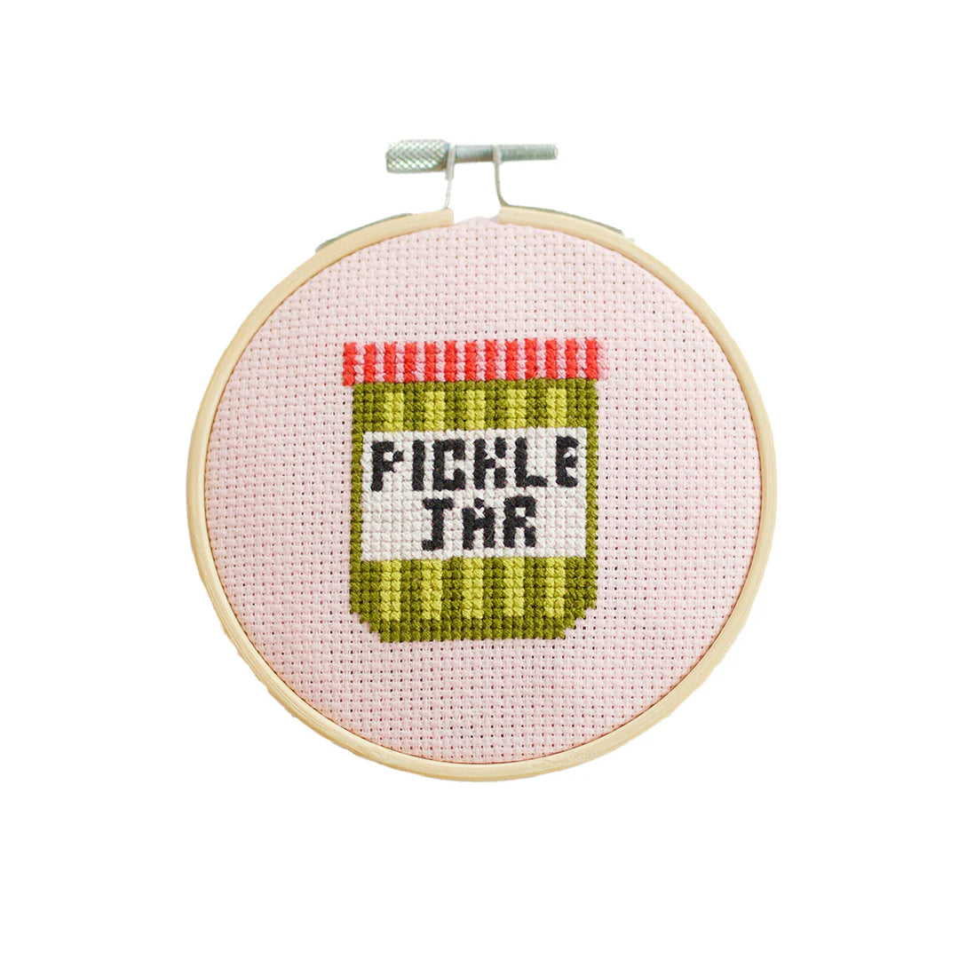Pickle Jar Cross Sticth Kit