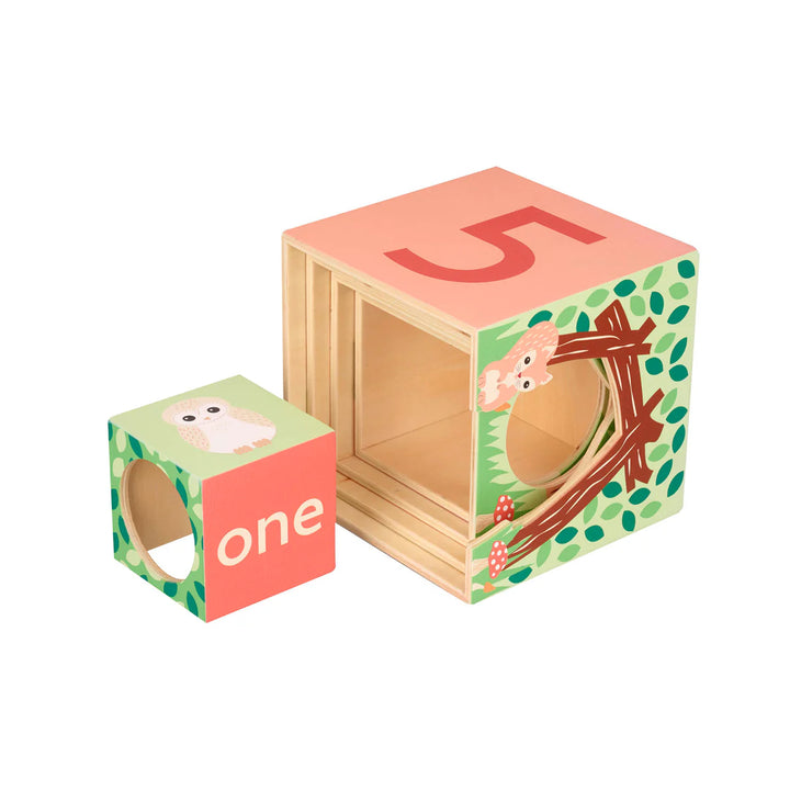 Woodland Animal Stacking Cube Set