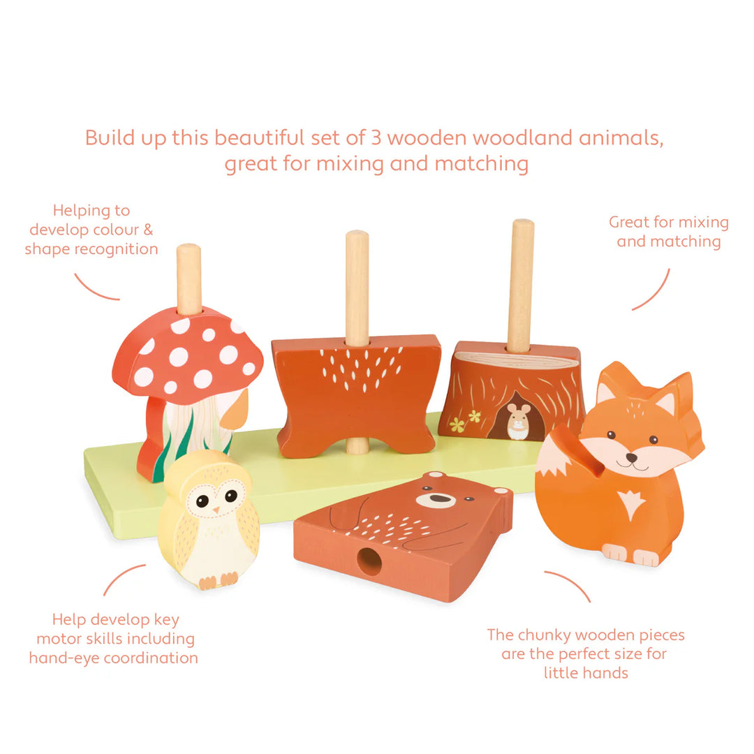 Woodland Animal Stacking Set