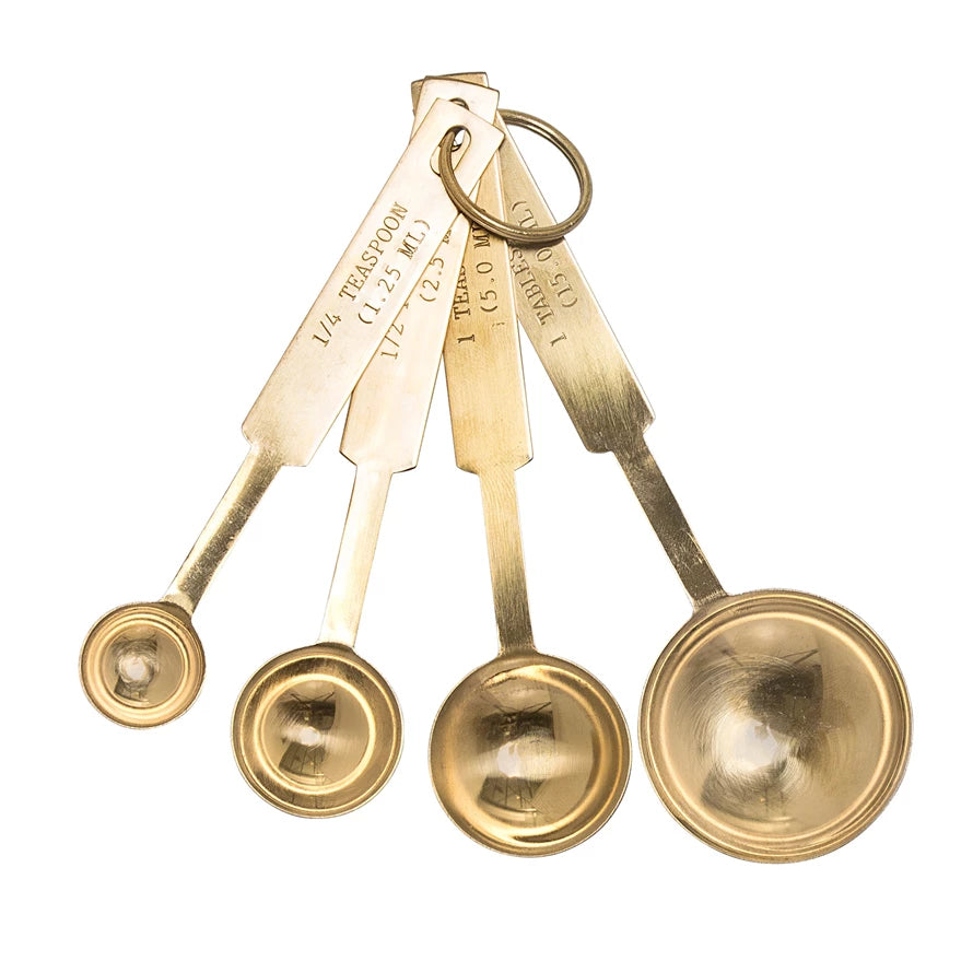 Gold Finish Measuring Spoons