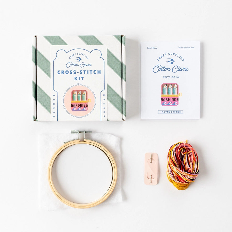 Sardines Cross Stitch Kit