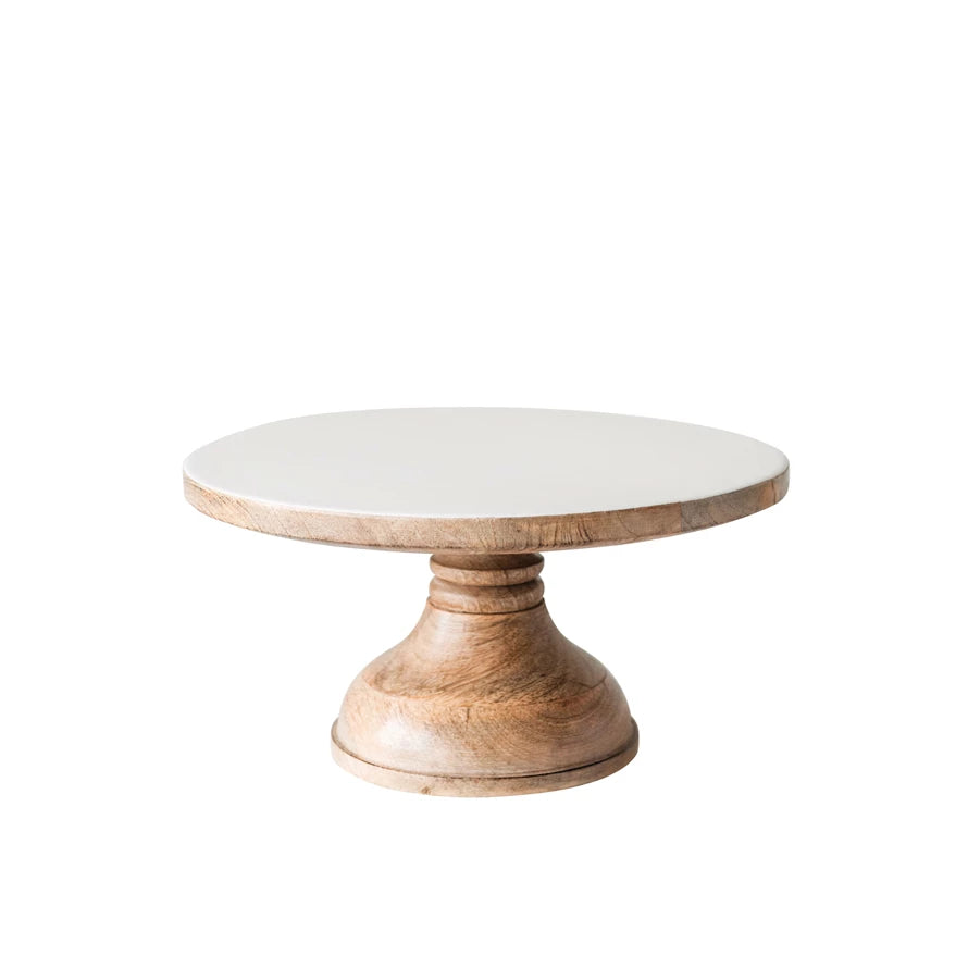 Enamelled Wood Pedestal
