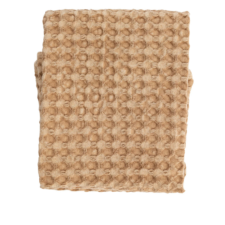 Waffle Tea Towel - Camel