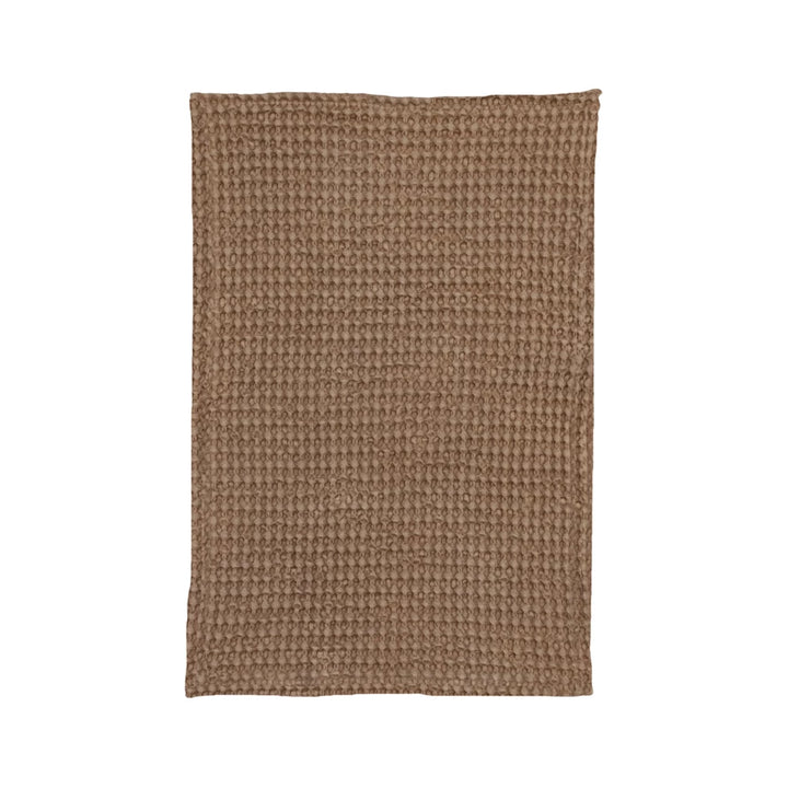 Waffle Tea Towel - Camel