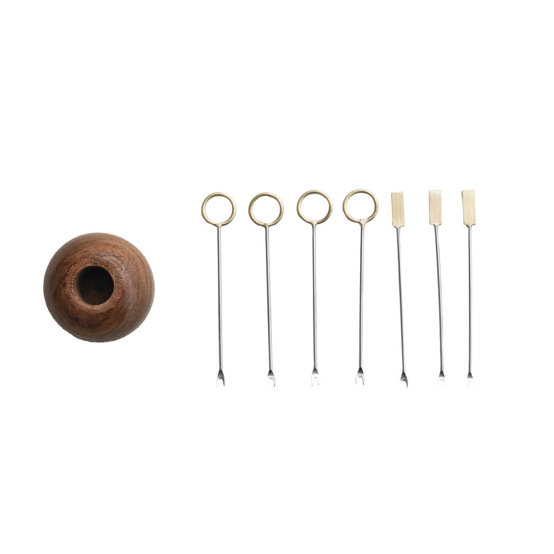 Stainless Appetizer Pick Set