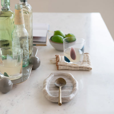 Organic Shaped Marble Tray