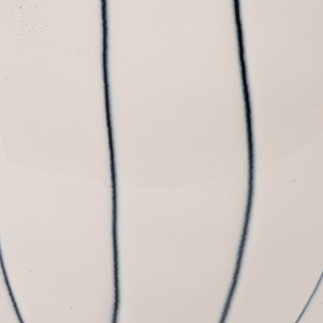 Blue & White Stripe Vase
