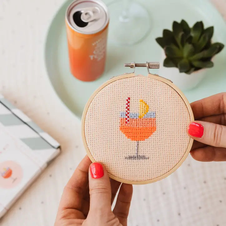 Aperol Cross Stitch Kit