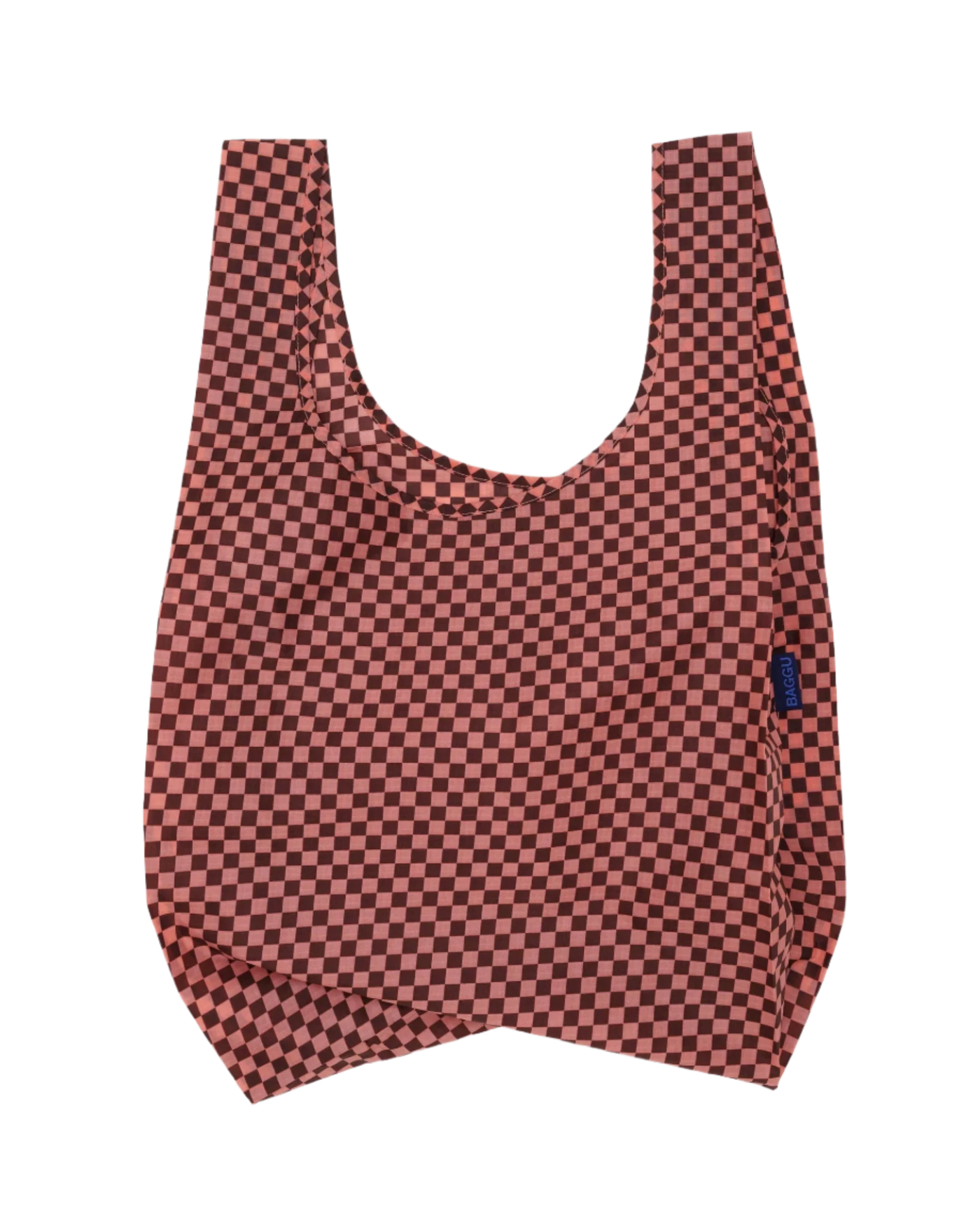 Baggu - Pink/Brown Check