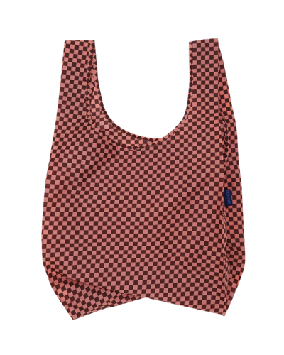 Baggu - Pink/Brown Check