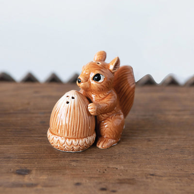 Squirrel + Acorn Salt & Pepper Shakers