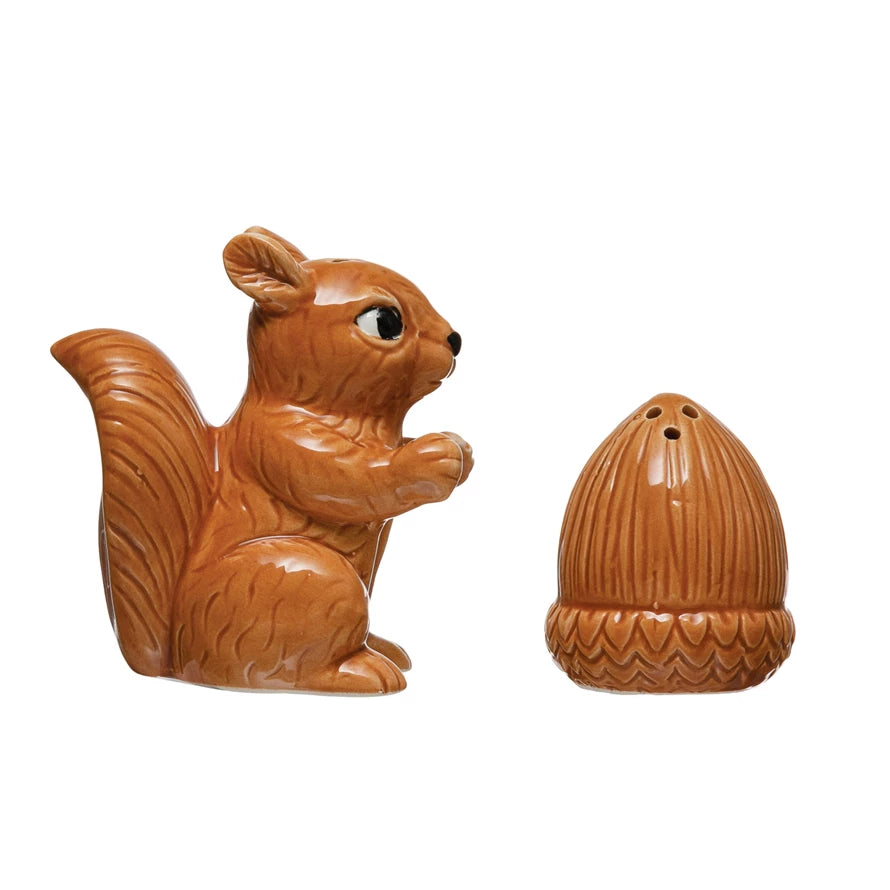 Squirrel + Acorn Salt & Pepper Shakers