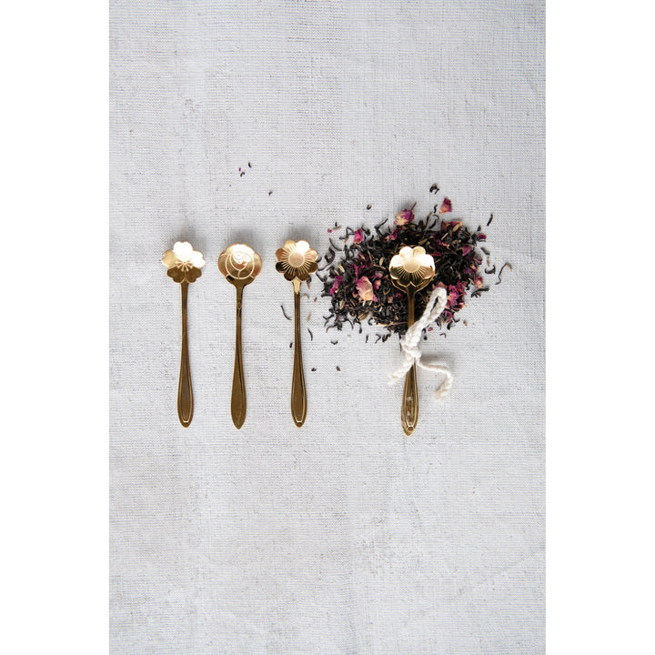 Flower Spoons S/3