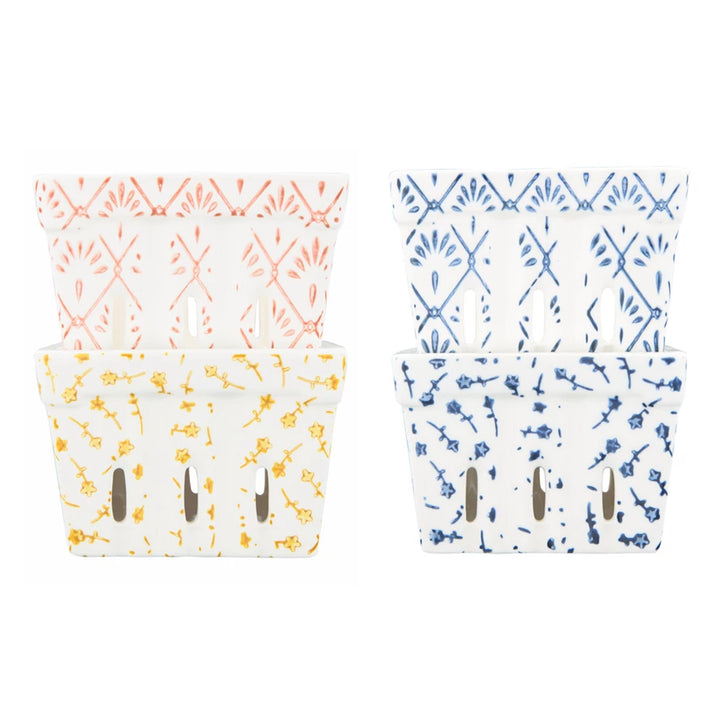 Stoneware Berry Basket