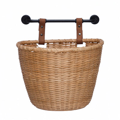 Woven Wall Basket w/ Metal Bracket