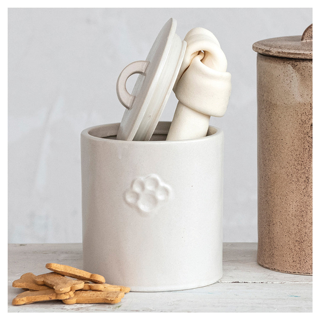 Paw Print Treat Jar