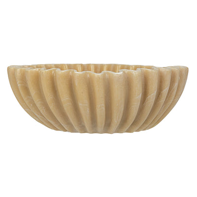 Resin Fluted Bowl